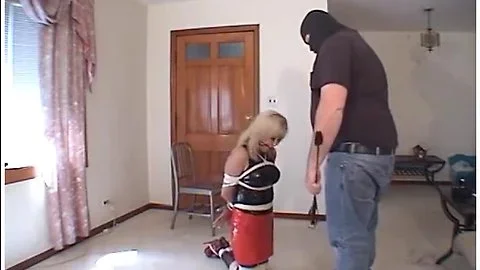 Red Gag Bound In Latex
