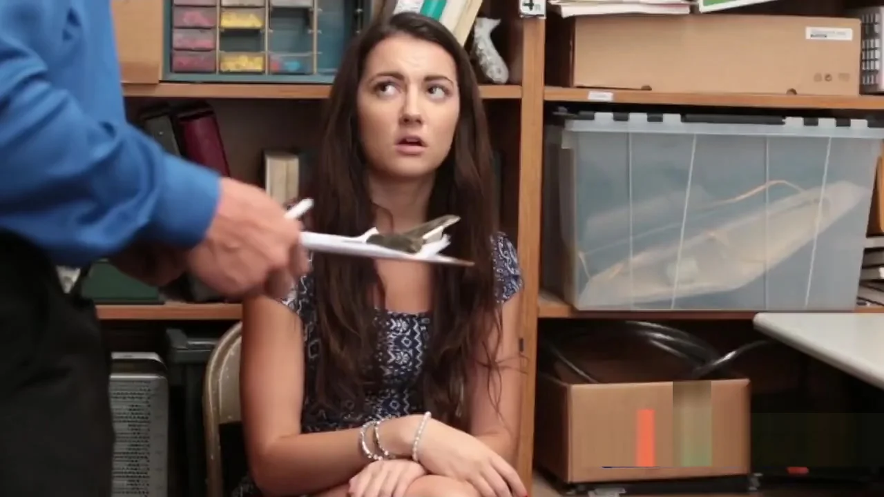 Horny officer knows how to deal with hot teens 18+