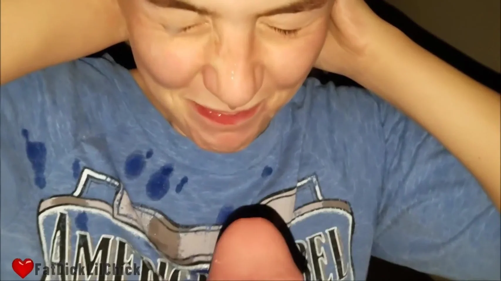 Rides Fat Cock Huuuge Facial!!!! 5 Min - Barely Legal