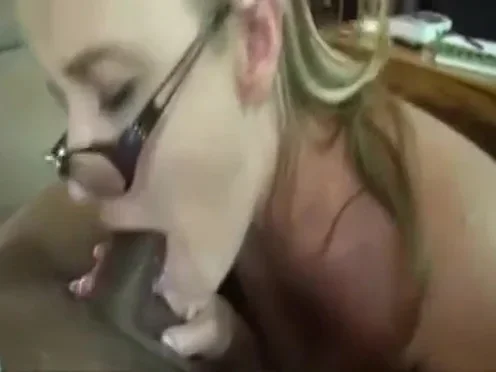 BBW mature with glasses takes bbc