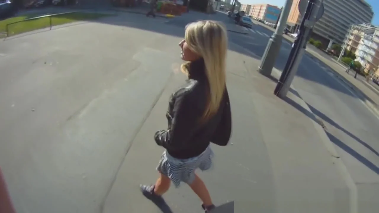 Pickedup euro amateur pov facialized outdoors