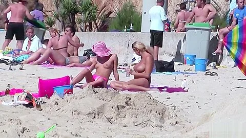 Caught and Voyeur Real Lesbian Teens at Beach on Ballerman 6