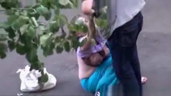 Totally woman on the street