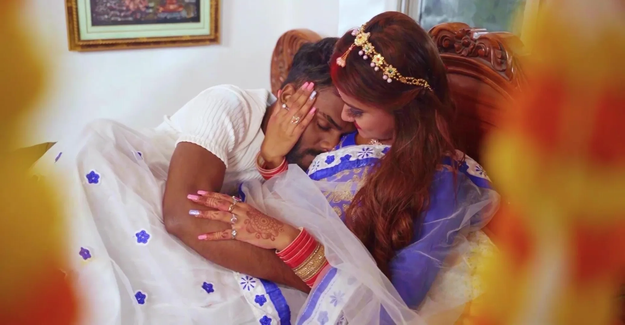 Young Indian Wife First Time Sex On Her Wedding Night With Her Desi Husband