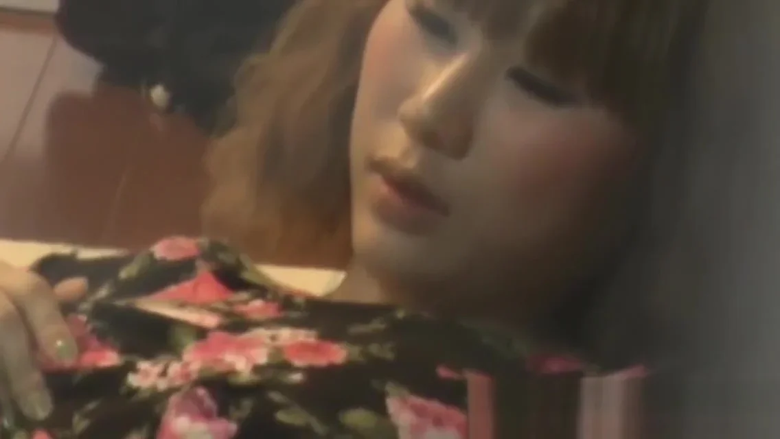 Horny asian masturbating