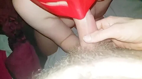 Pregnant girl sucking dick