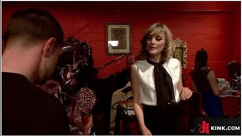 Panty Thief Tormented By Three Mean Lingerie Store Bitc