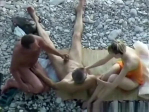 Go for three some on beach