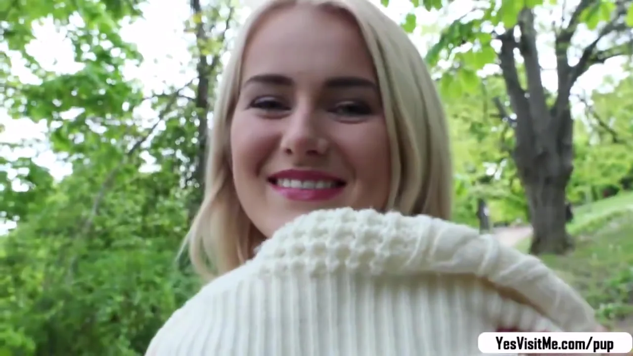 Sexy Blonde teen 18+ Aisha Fucks A Stranger For Fat Cash