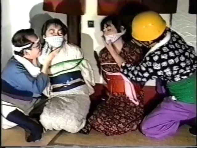 Asian Woman Tied & Gagged