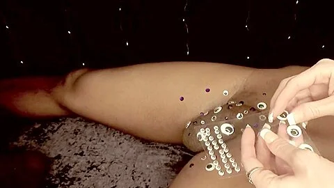 Asmr Bedazzled Dick Headphones In! Cumshot