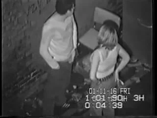 Street hooker in back alley