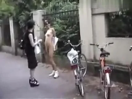 Nude in Public - Karlsruhe Germany