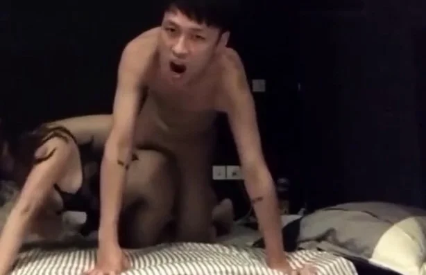 Asian Amateur in Black Lingerie 6