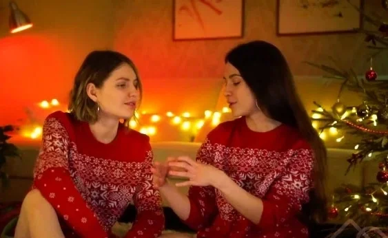 A sexy amateur teen lesbian brunette is eating pussy