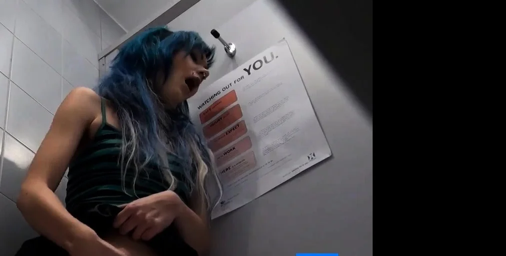 Almost Caught Public Bathroom Masturbation