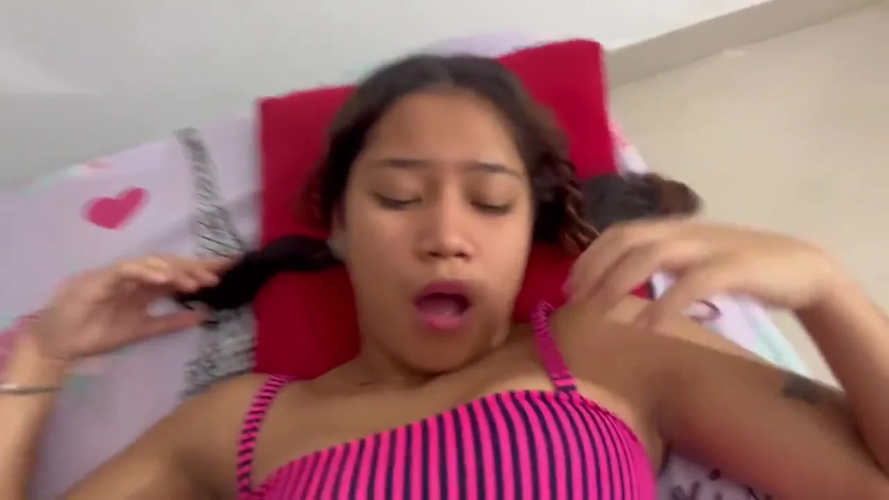 I Surprise My Stepsister In My Room And Give Her Fuck Of Her Life