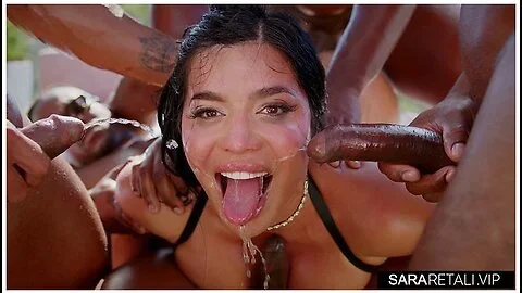 Sara Retali And Jesus Reyes - Black Boys Gangbang First Time Pissing On Me! Dp On My Birthday