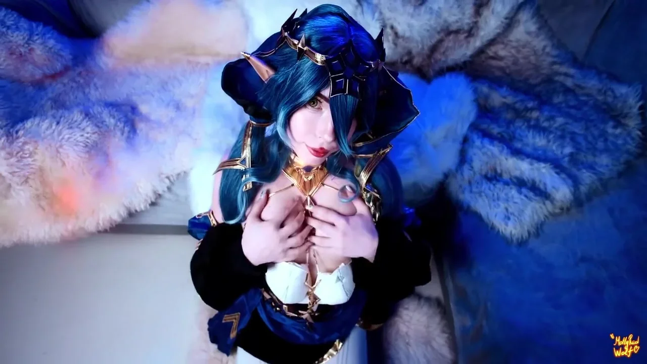 Molly Redwolf - Genshin Impact. Layla Swallows A Big Cock Down Her Throat