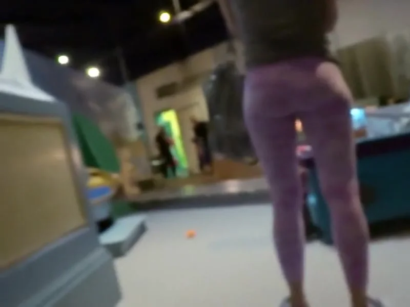 Smoking hot young milf in tights