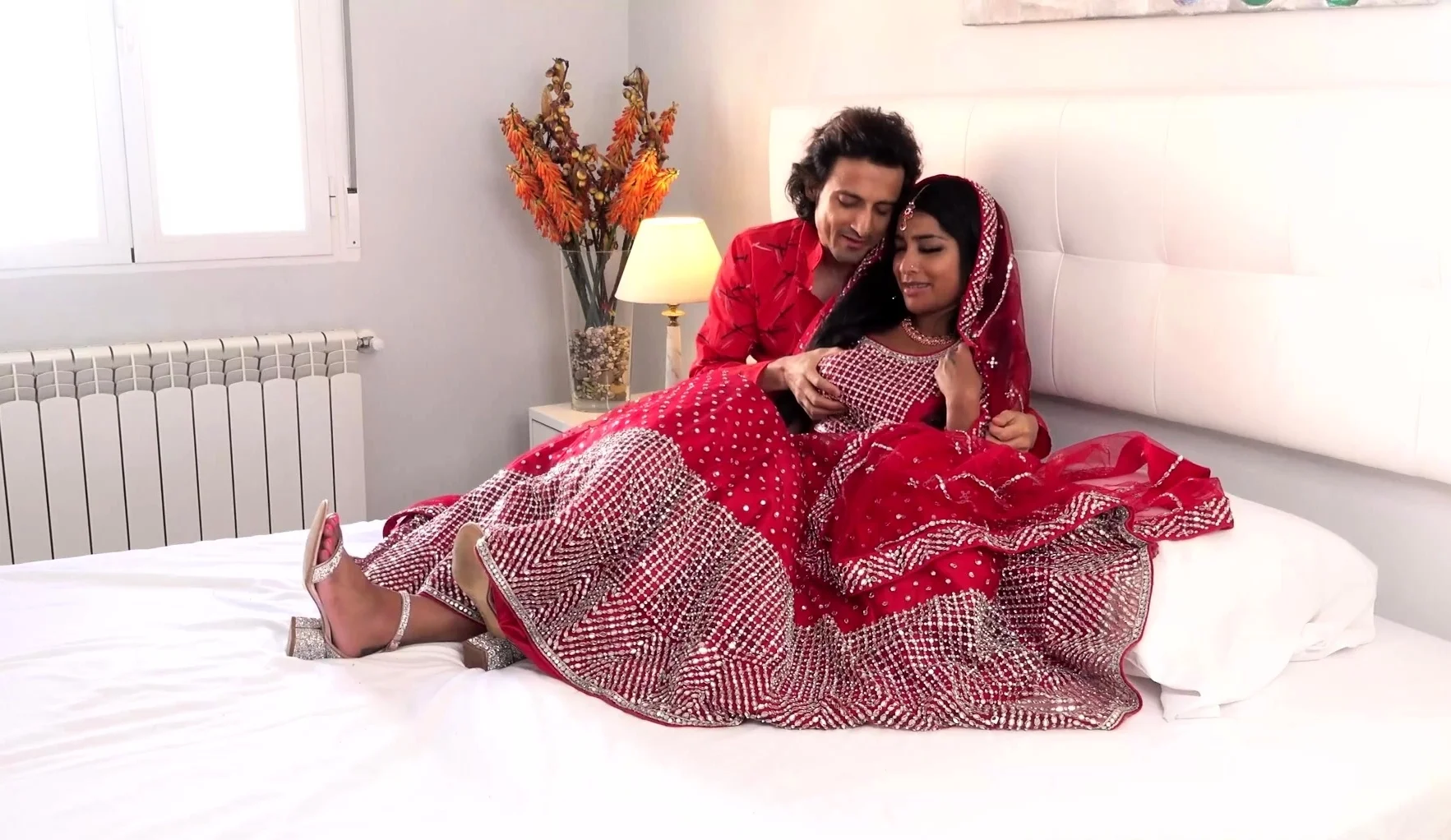 NiksIndian-Real Desi Couple Suhagraat Sex Virgin Dulhan