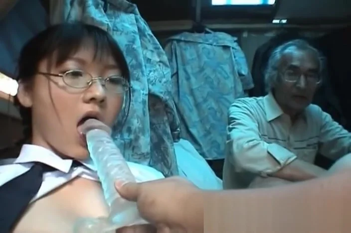 Cute asian girl likes showing her body part5