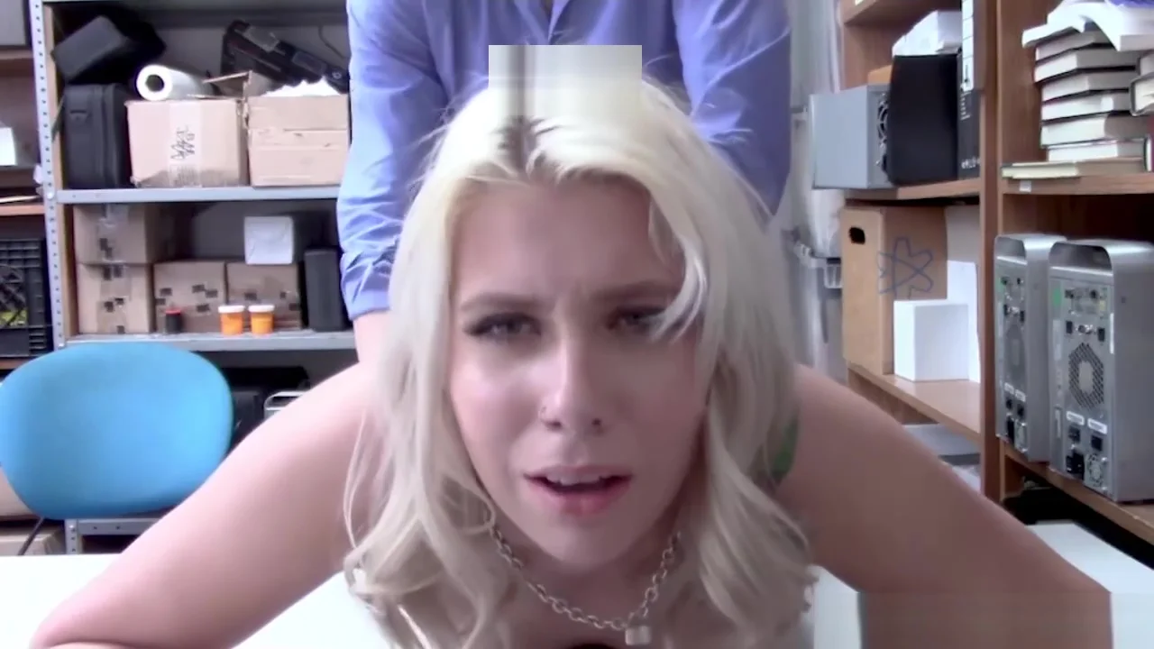 Lovely teen 18+ Chanel Grey get caught and banged by horny Officers dick