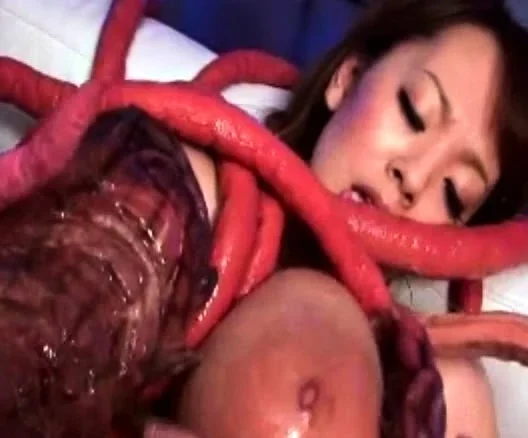 Busty Japanese MILF Loves Tentacles!