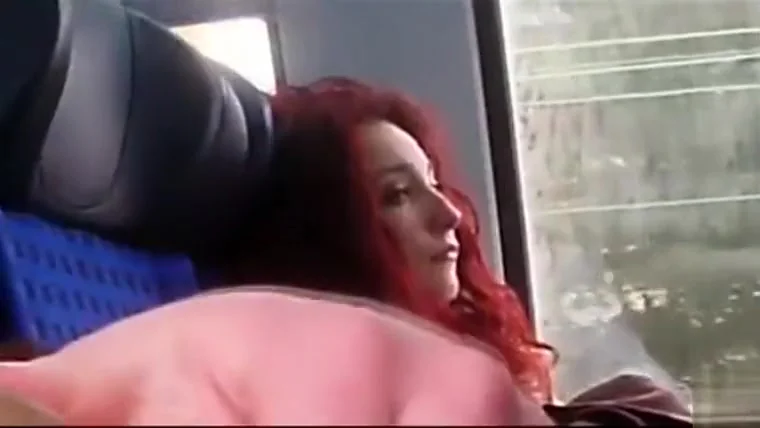 Woman sees him masturbating on the bus
