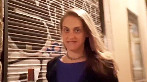 Naughty Night in Barcelona Public Flashing, BJ and POV Sex