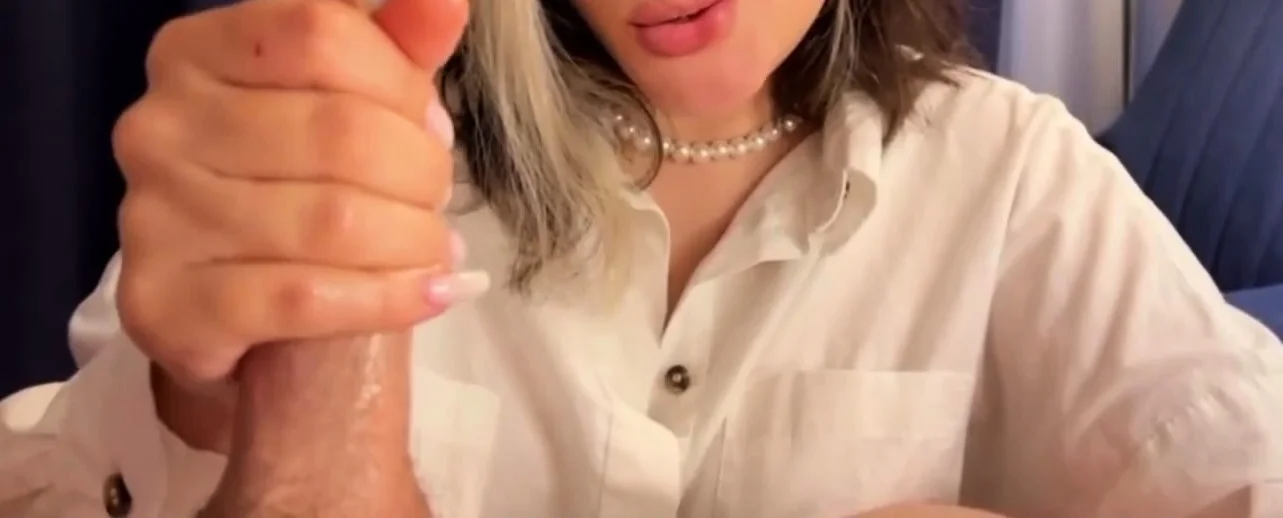 Step mom's milf hand job - my first time jacking off to