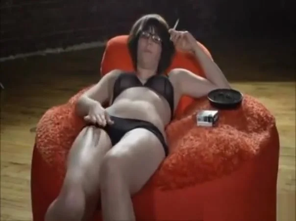 smoking brunette girl 2