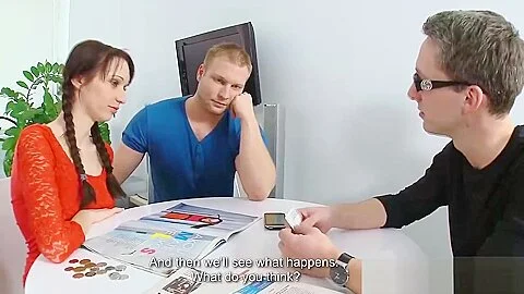 Adorable Russian teen 18+ fucked in front of cuck bf
