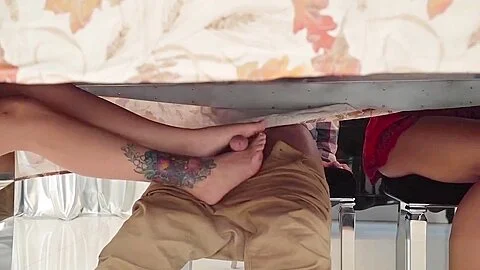 Dude bangs gf and stepmom in kitchen