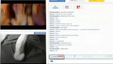 Chatroulette- 2 French Beauties Initiation to be sucked