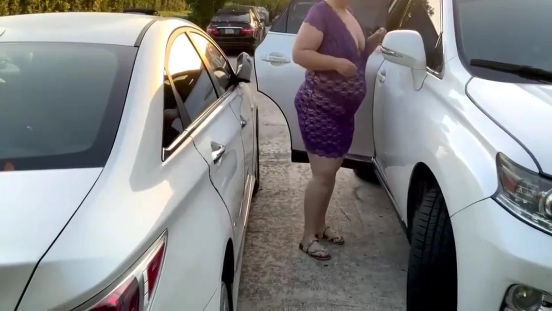 Ssbbw Hot Blonde Milf Twerking Big Booty & Playing With Tits Publicly Outside (black Cock Blowjob In Car) (car Sex) 7 Min