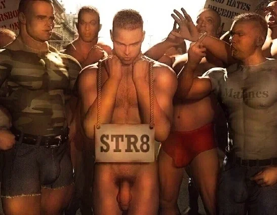 3D Straight Dudes Sluts For Gays!