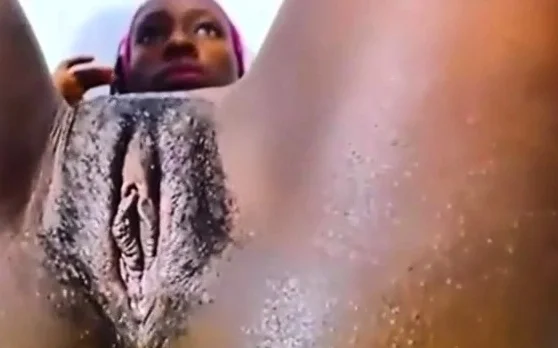Sensational Black African Jerk Off Race To Cum