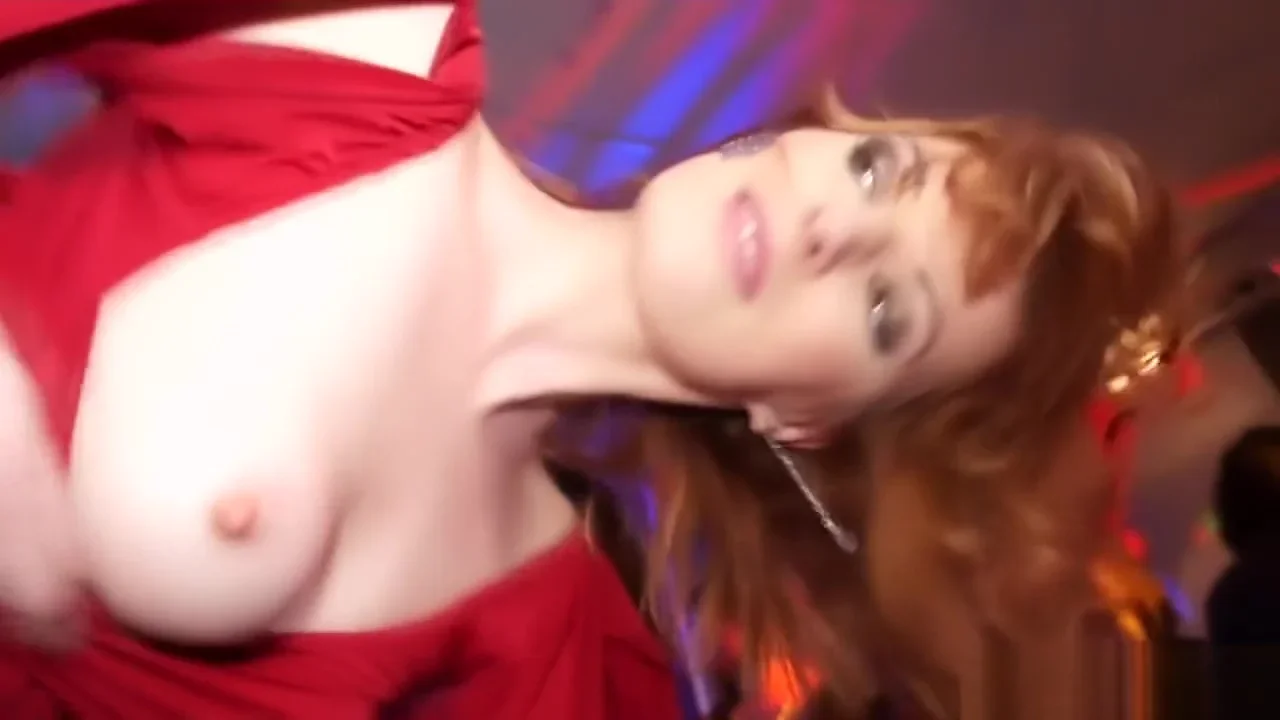 Euroteen party babes have fun with strippers