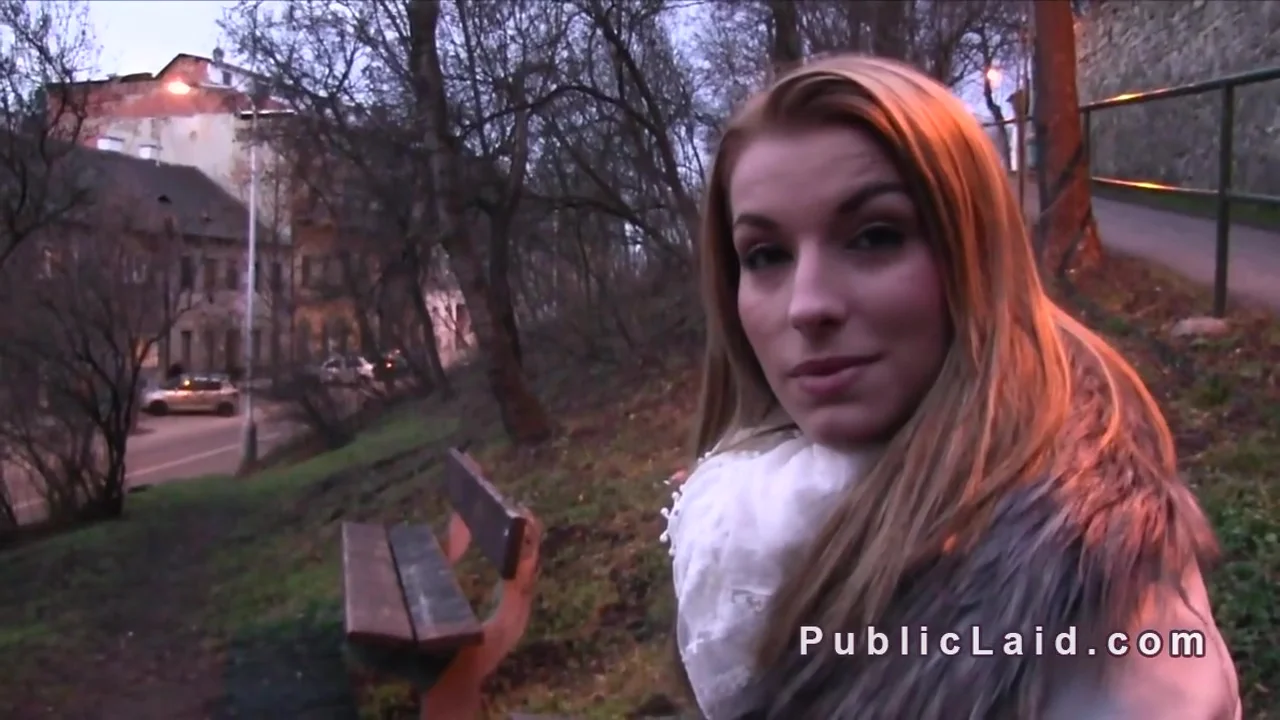Blonde Fucks Outdoor By Highway