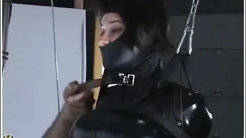 Latex Bondage Doll Fitness Training