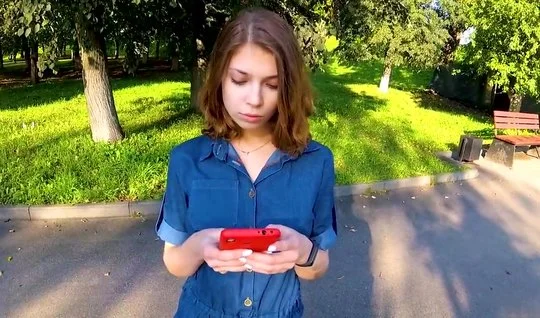 Russian girl after truck agreed to have sex in the first person...