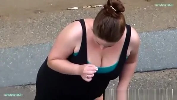 Looking into the neckline busty girls.