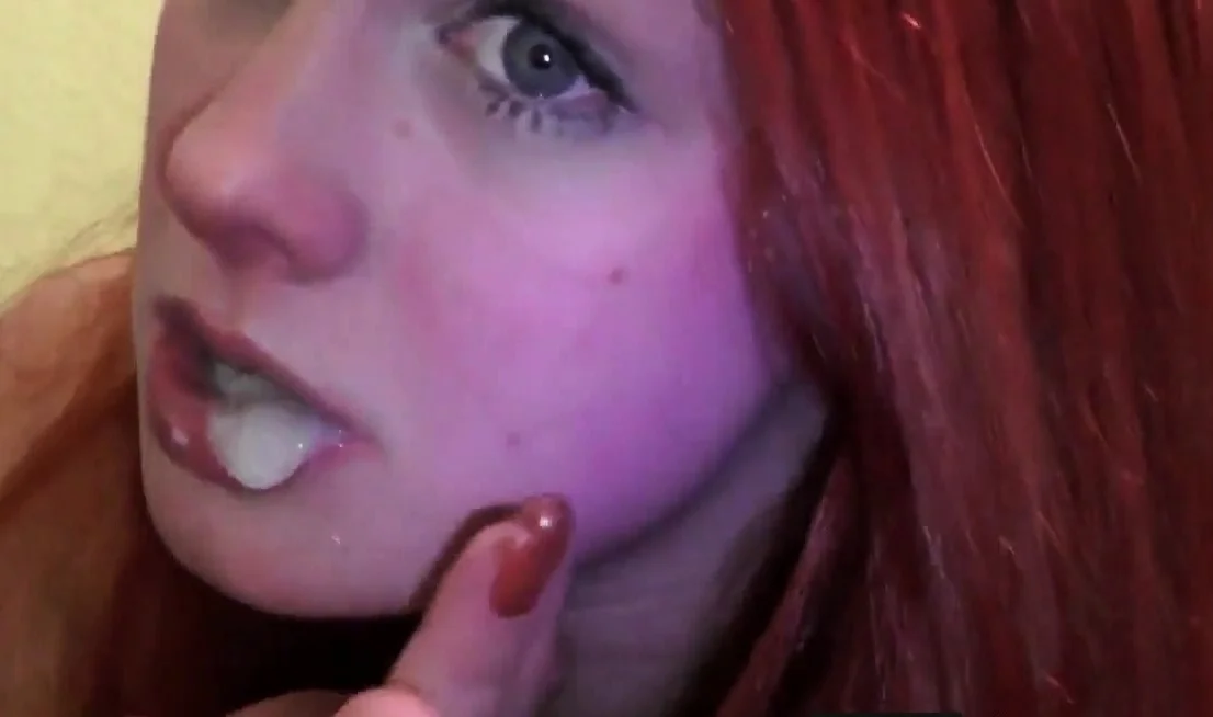 thick cum redhead cumplay