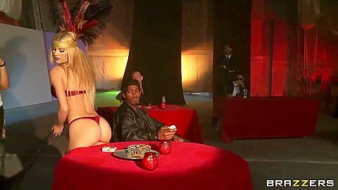 Perv Johnny Sins in the underground club