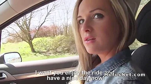 teen 18+ Wothout Money Bangs Stranger For Ride