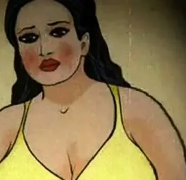 boys wanks thinking about mum (cartoon)