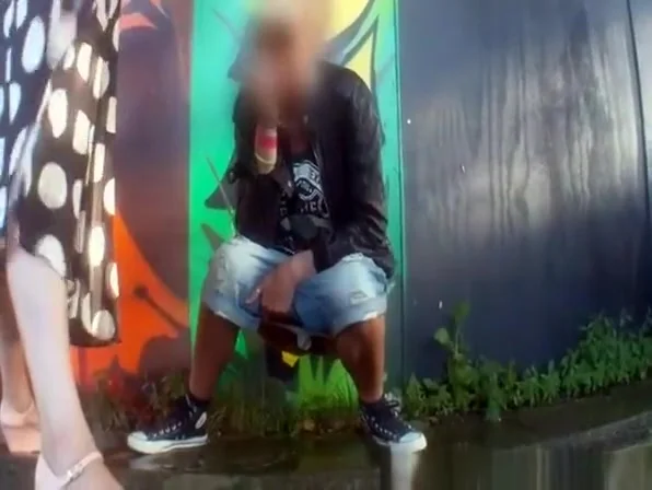 Video compilation of women caught peeing in rock festival
