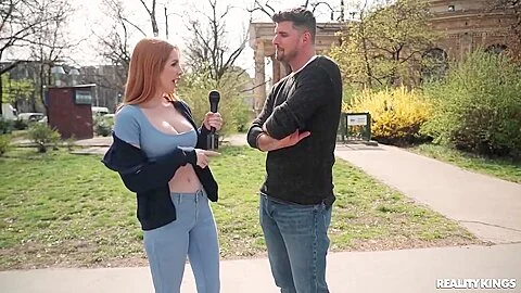 Interboob In The City Park By With Scarlett Jones