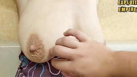Tickles The Armpits Of A Milf With Big Natural Tits. Tickling The Armpits